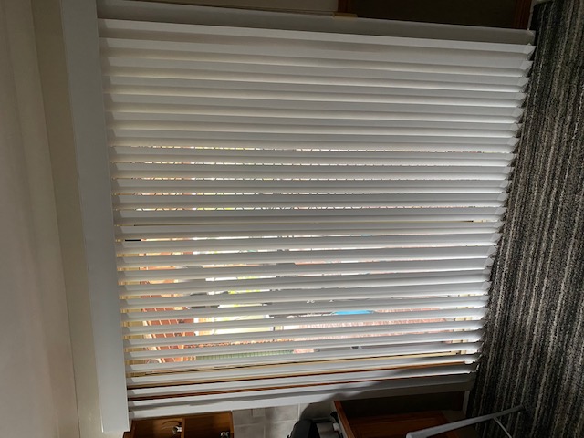 Vertical blinds on large windows